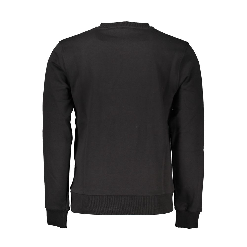 Black Cotton Men Sweater - ventzia