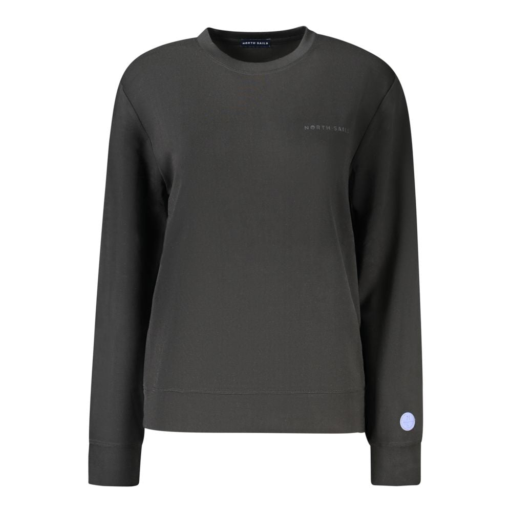 Black Polyester Sweatshirt