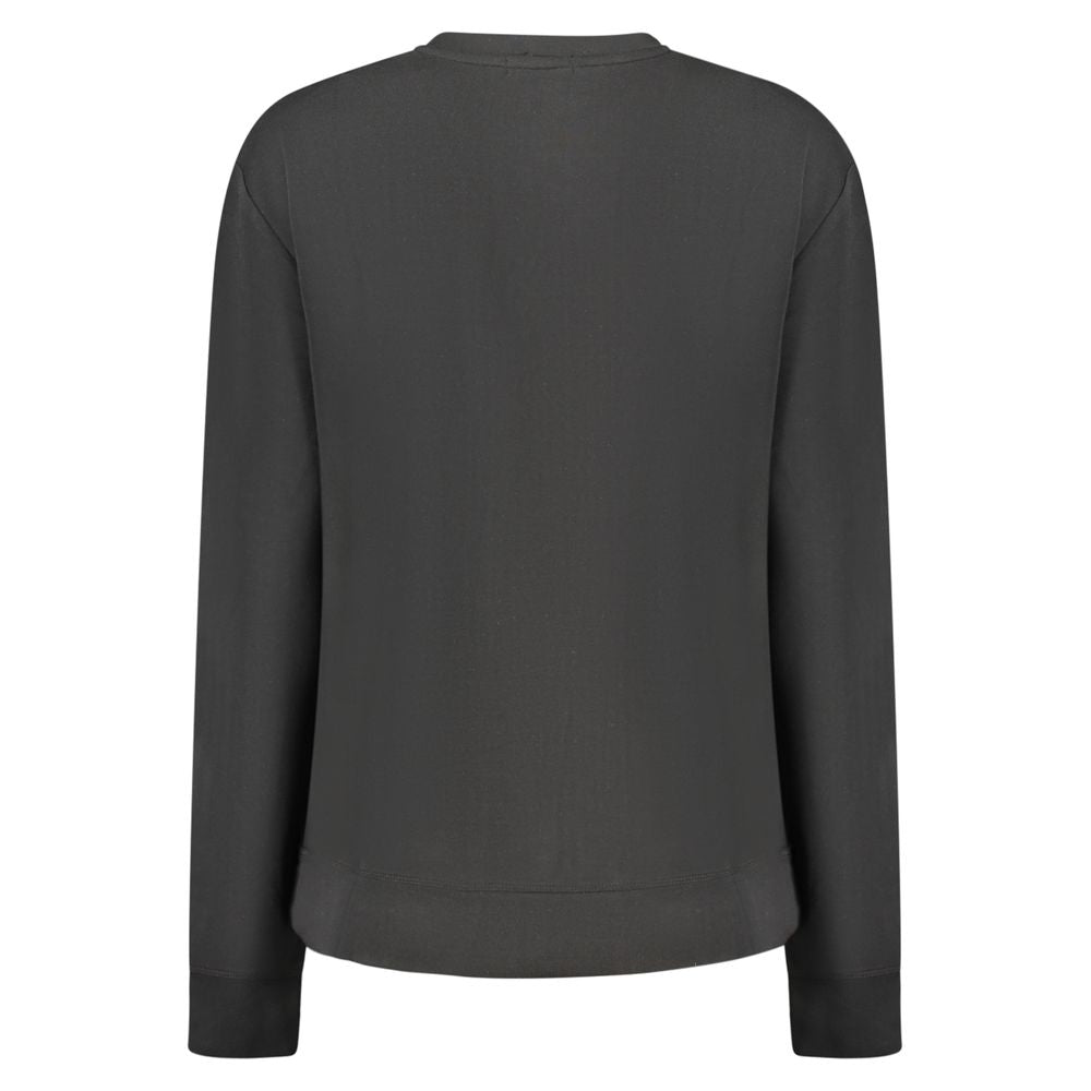 Black Polyester Sweatshirt