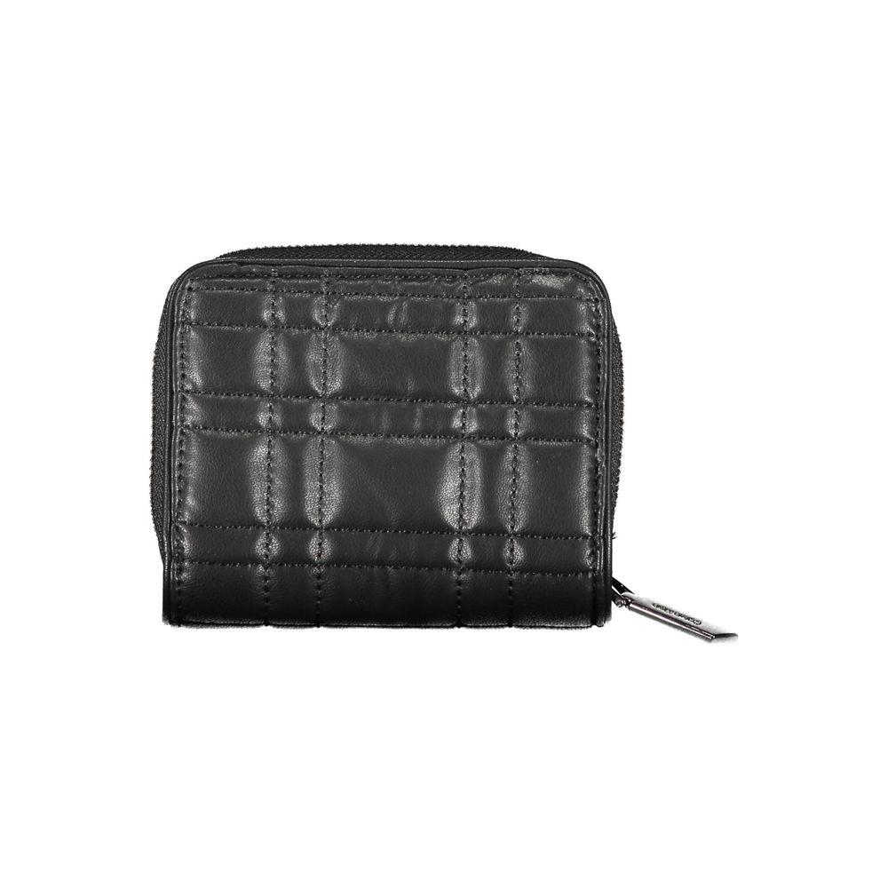 Nero Polyester Woman Wallet - ventzia