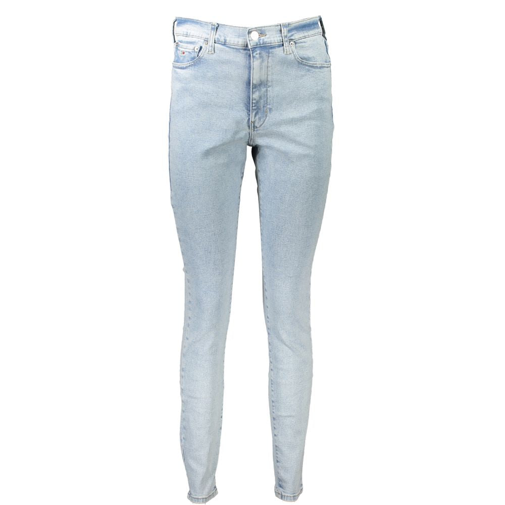 Azzurro Cotton Women Jeans - ventzia