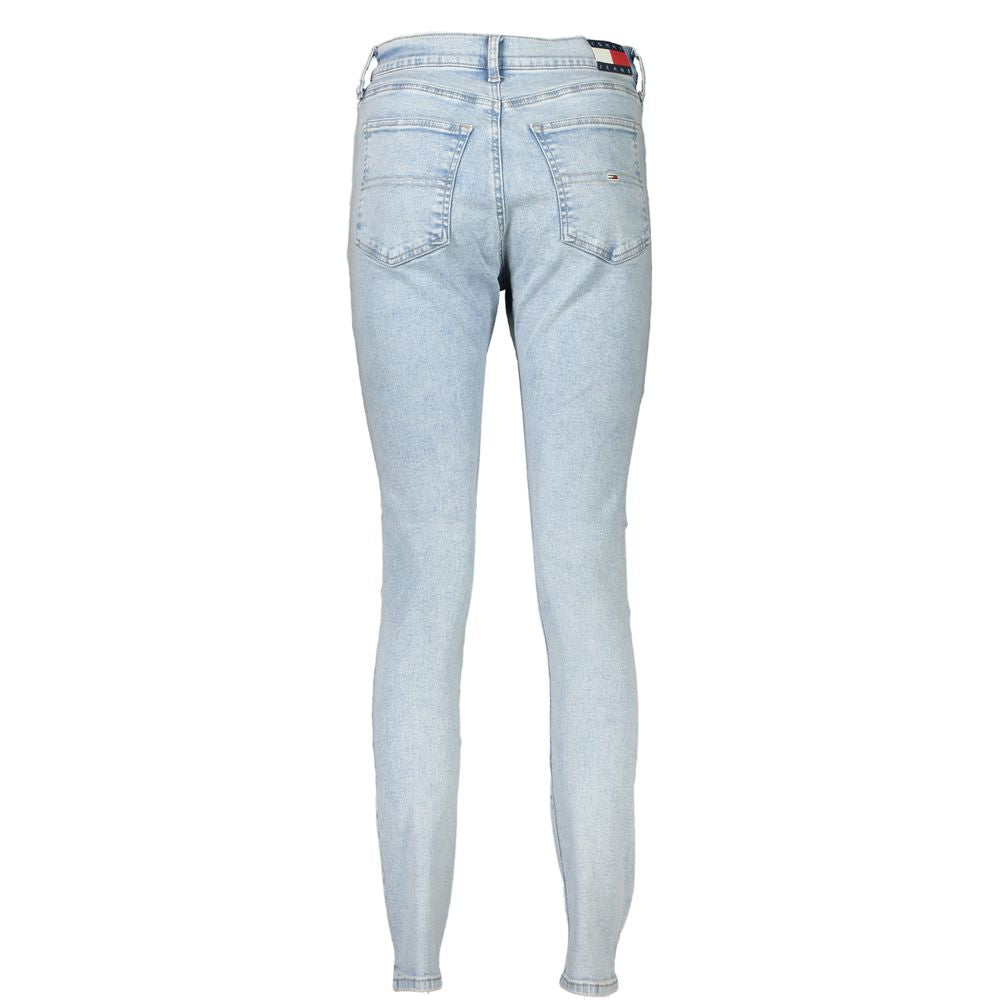 Azzurro Cotton Women Jeans - ventzia
