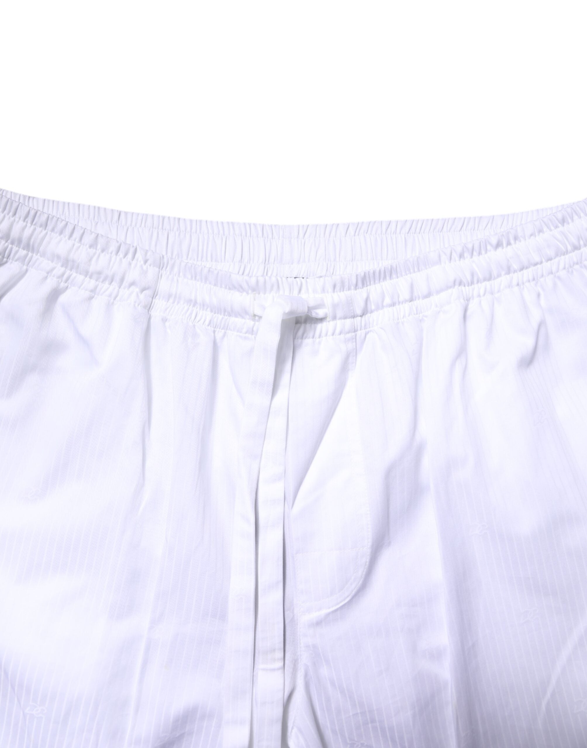 White Cotton Shirt Pants Pajama Set Sleepwear - ventzia