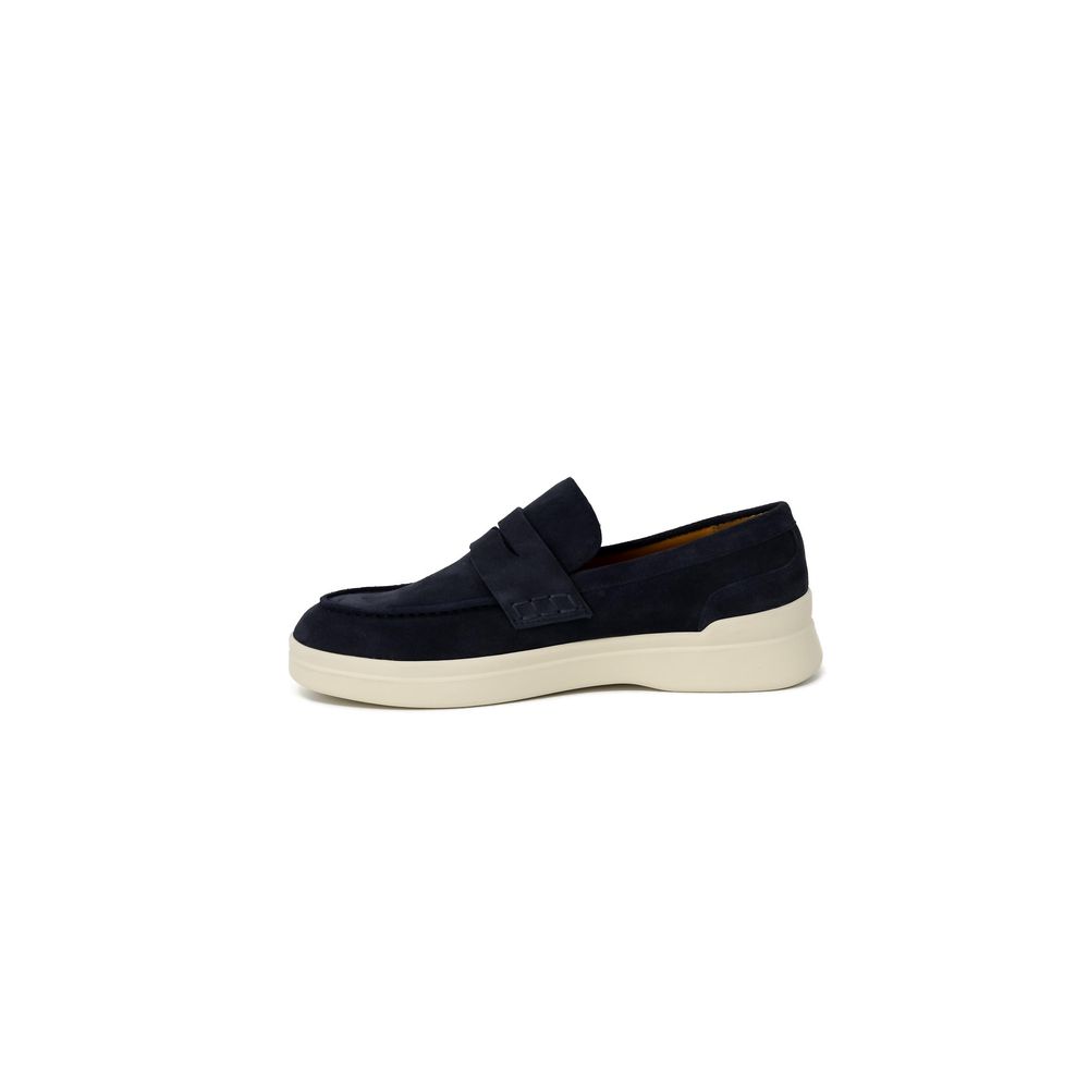 Blue Suede Leather Oxfords And Derby - ventzia