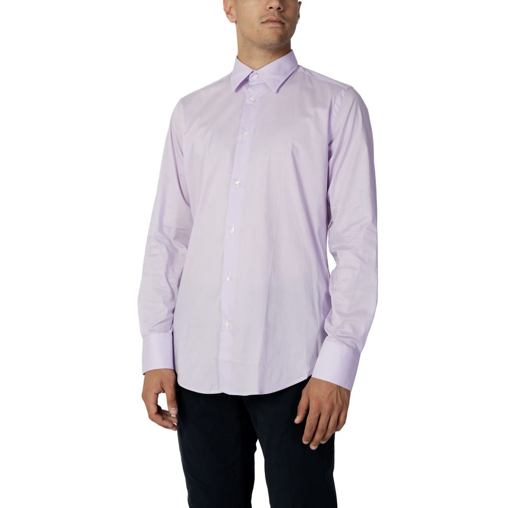 Purple Cotton Shirt - ventzia
