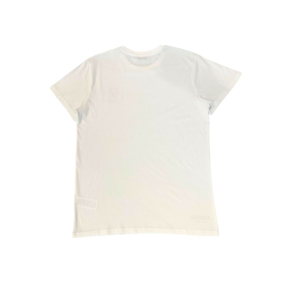 White Cotton Men T-Shirt - ventzia