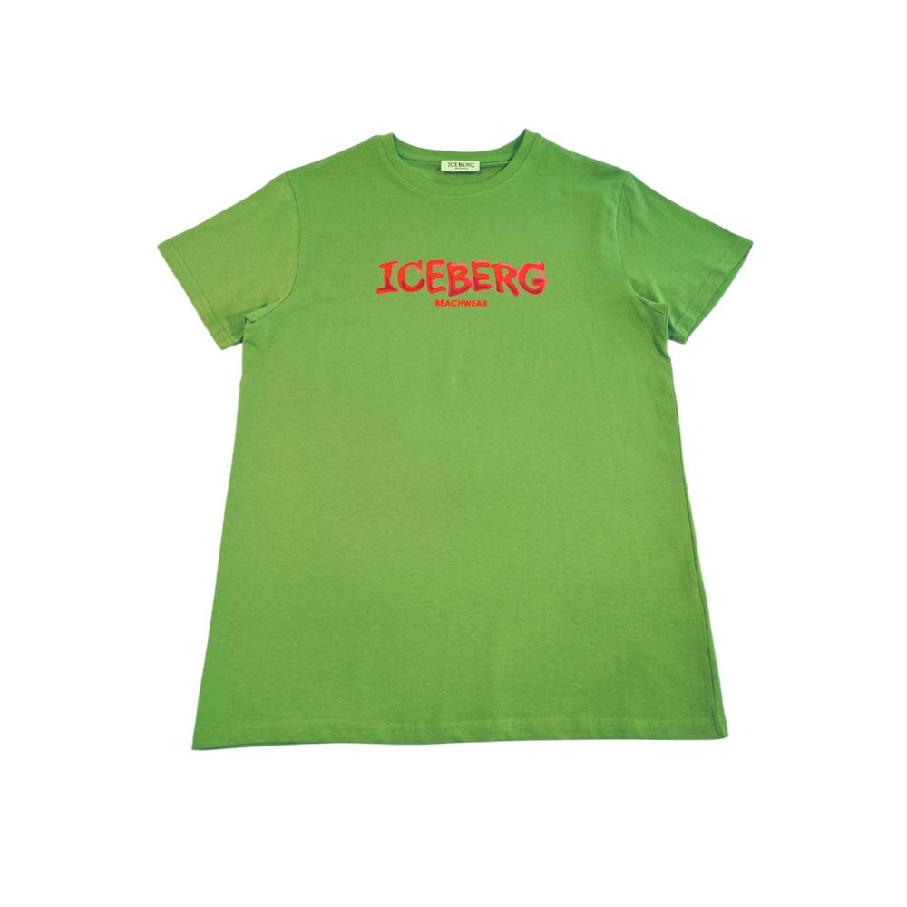 Green Cotton Men T-Shirt - ventzia