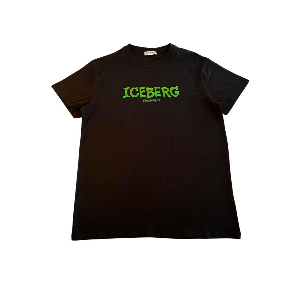 Black Cotton Men T-Shirt - ventzia