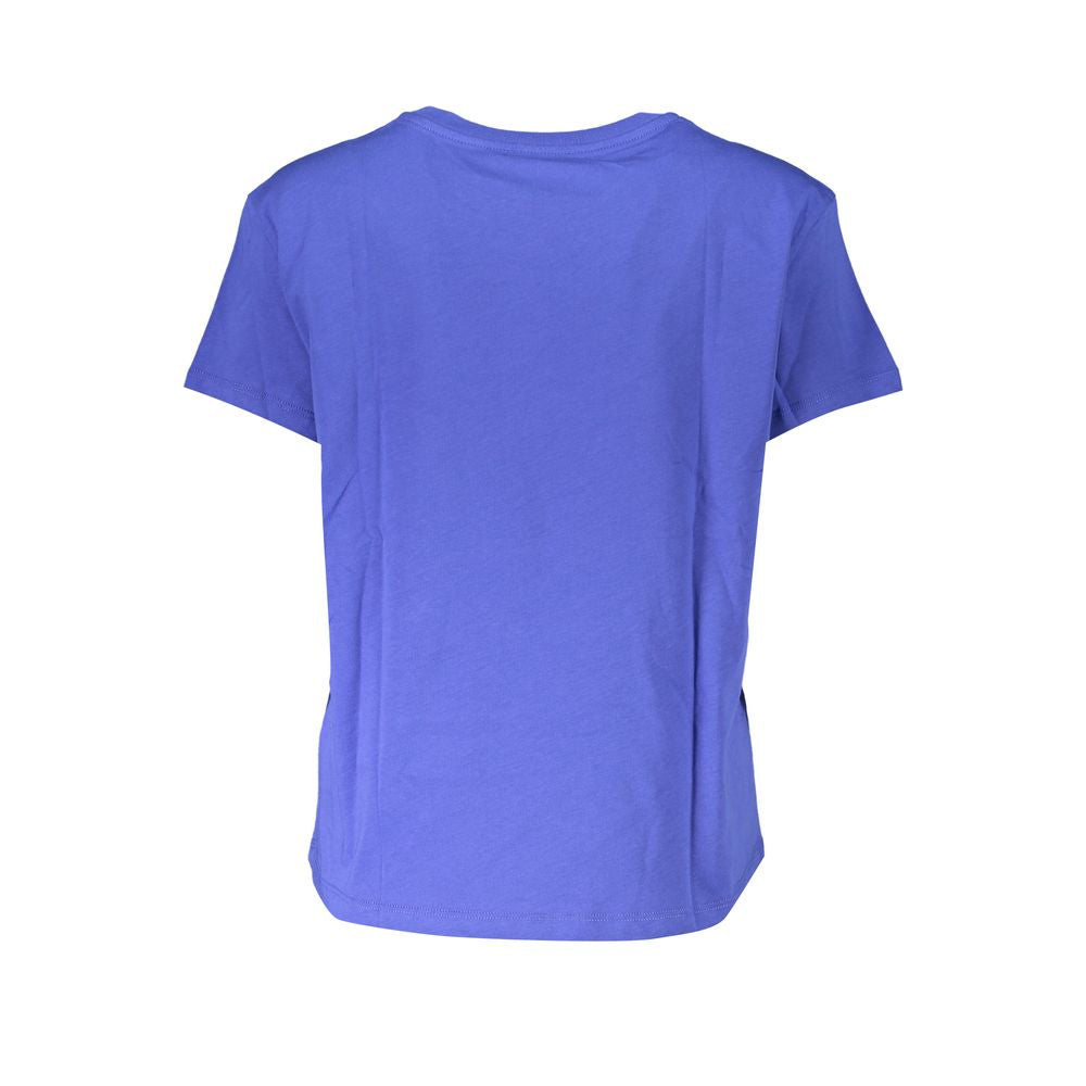Chic Crew Neck Logo Tee in Organic Cotton - ventzia