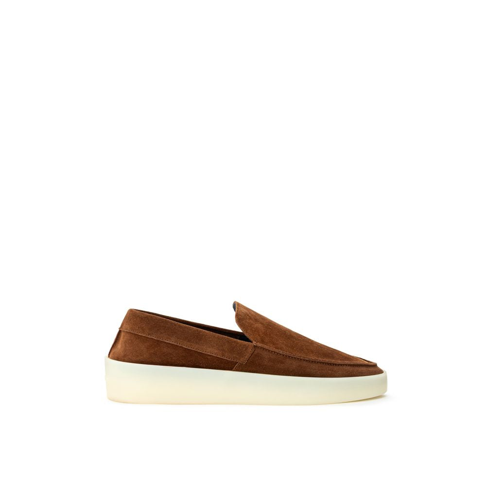 Brown Leather Slip-On Loafer - ventzia