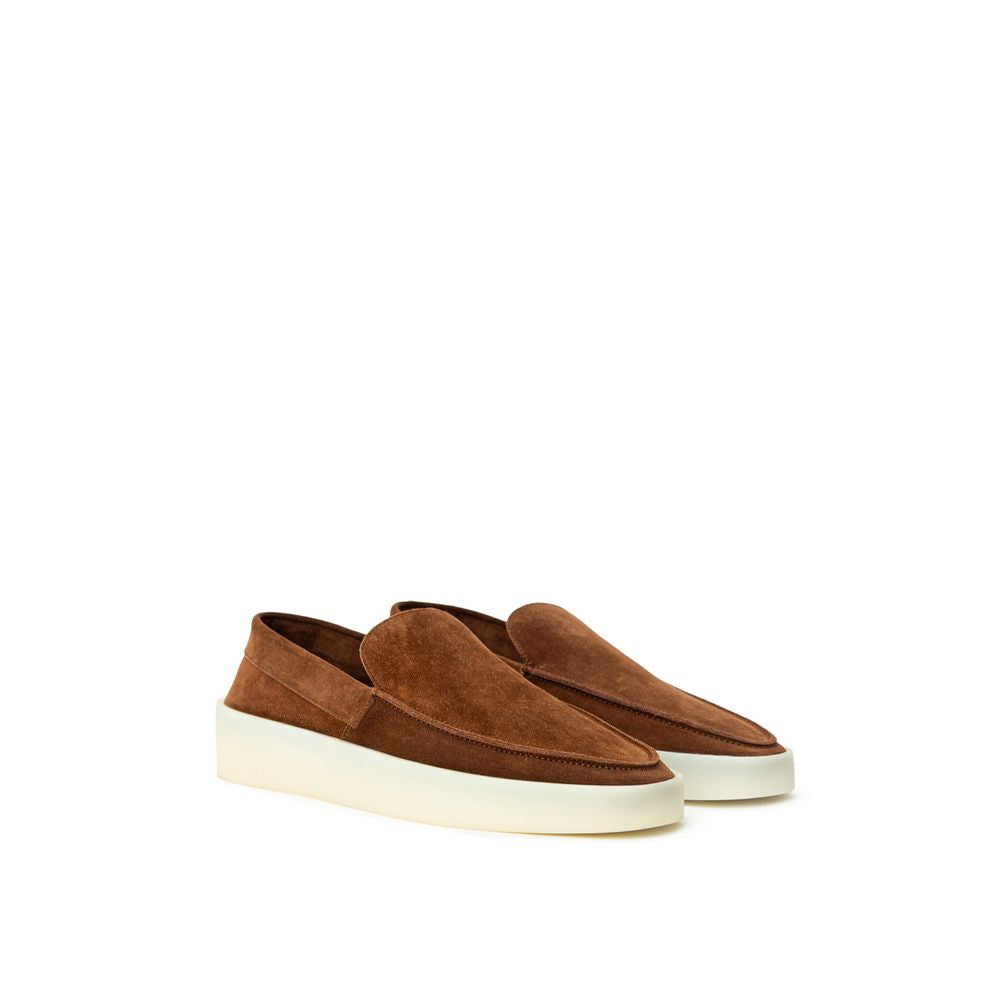 Brown Leather Slip-On Loafer - ventzia
