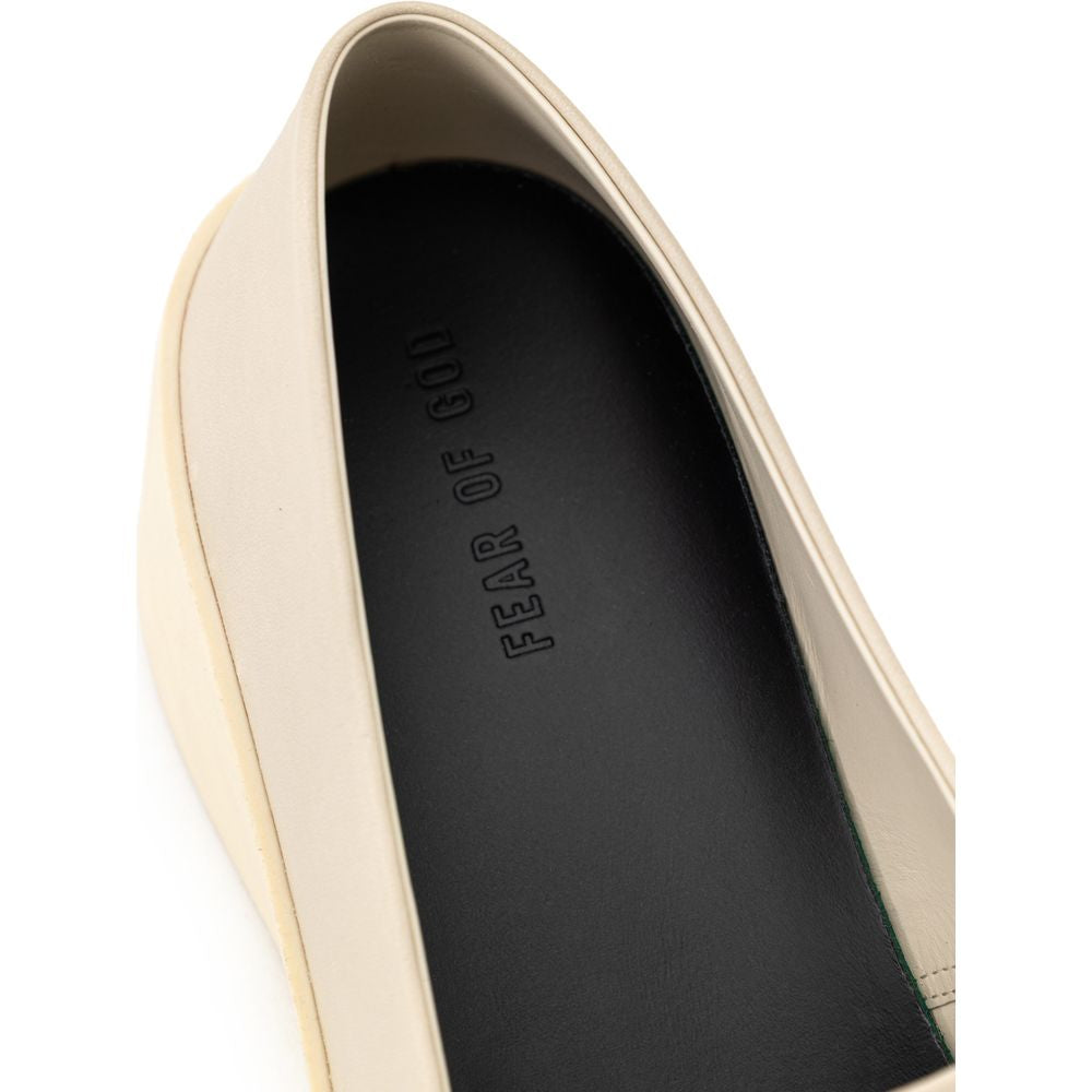 Gray Leather Slip-On Loafer - ventzia