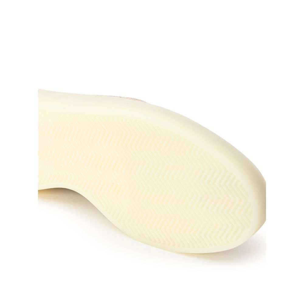 Beige Leather Sneaker - ventzia