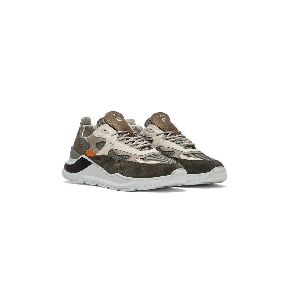 Gray Leather Sneaker - ventzia