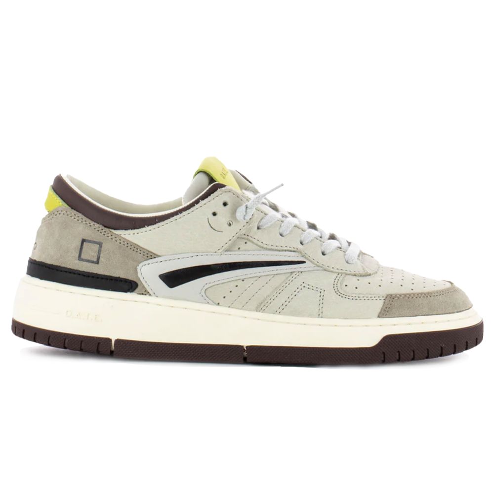 Beige Leather Sneaker - ventzia