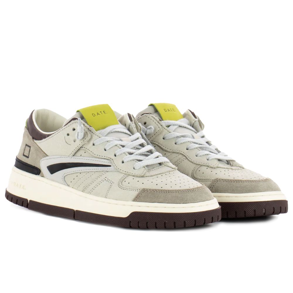 Beige Leather Sneaker - ventzia