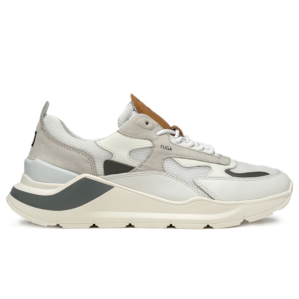 White Leather Sneaker - ventzia