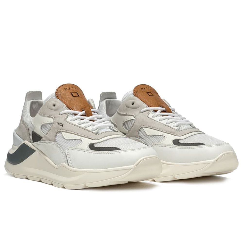 White Leather Sneaker - ventzia