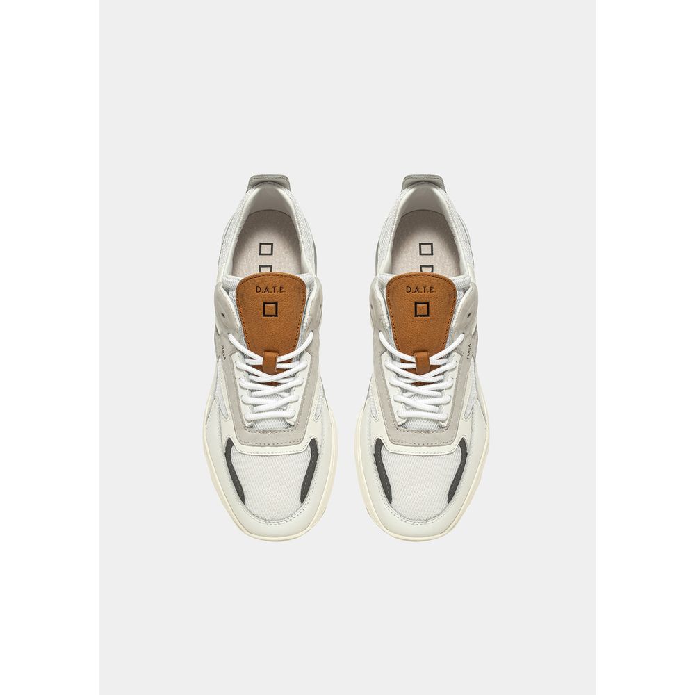 White Leather Sneaker - ventzia