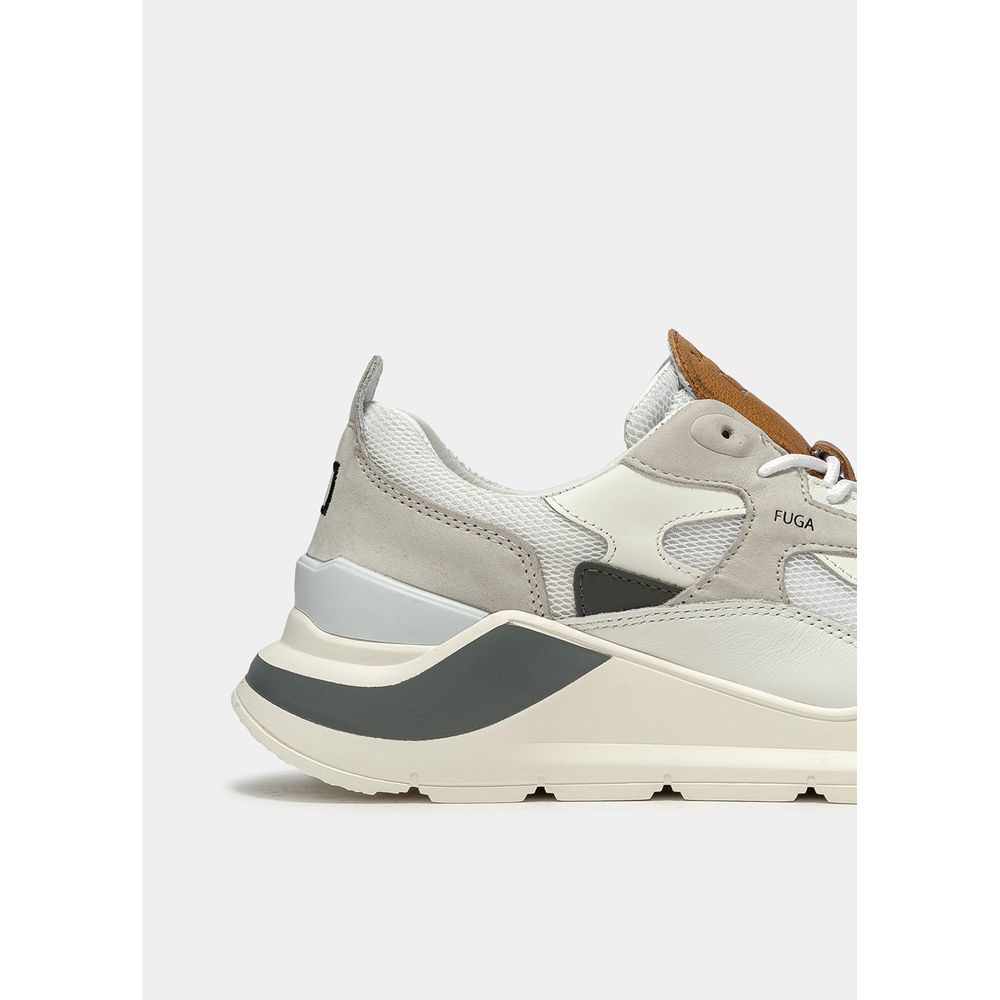 White Leather Sneaker - ventzia