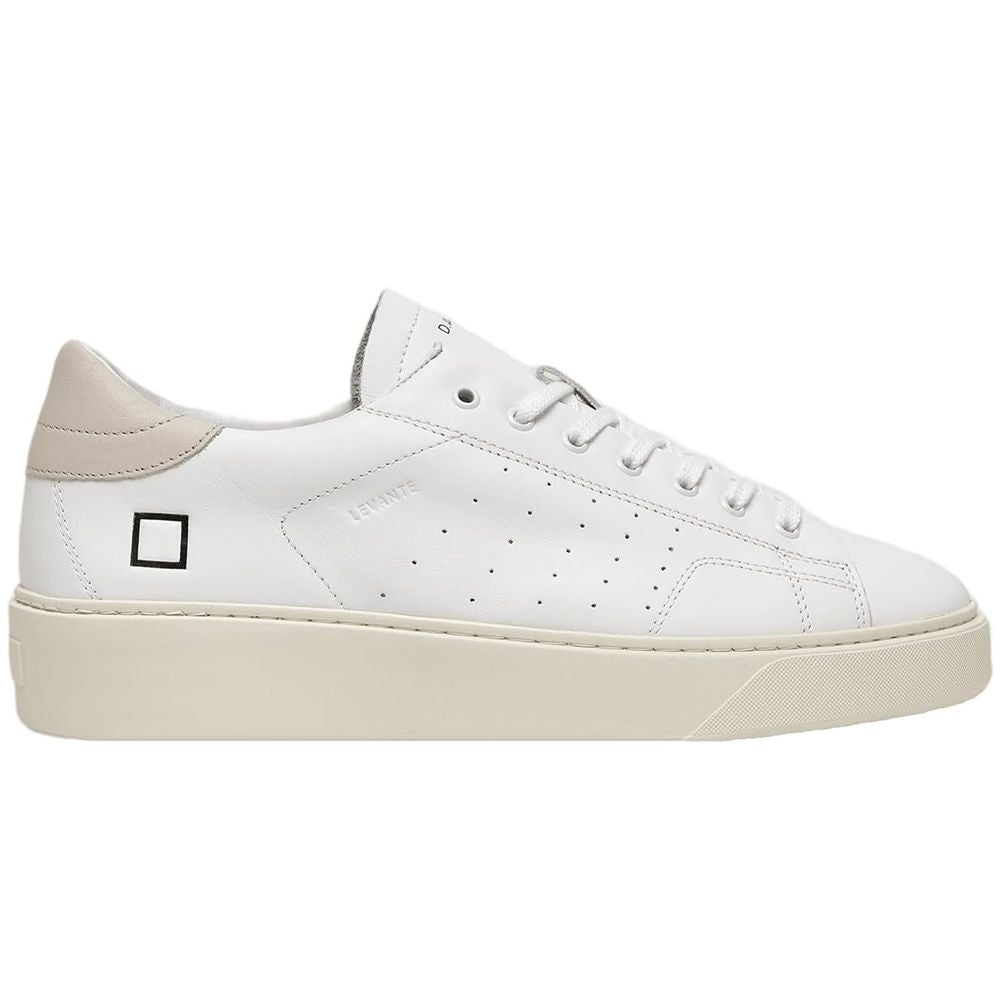 White Leather Sneaker - ventzia