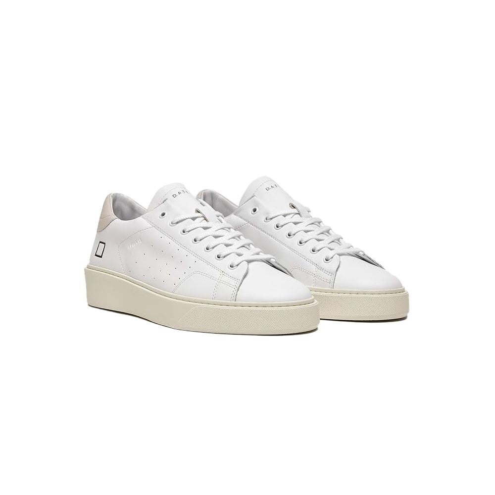 White Leather Sneaker - ventzia
