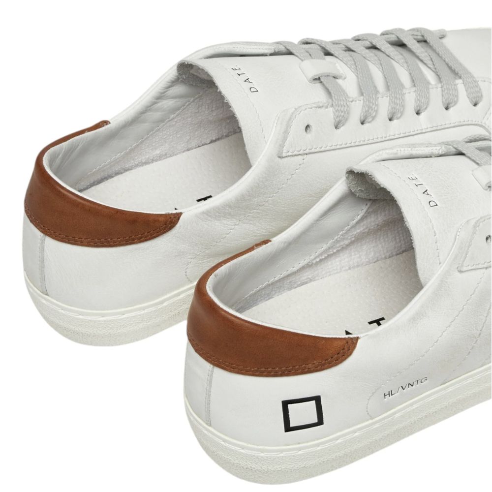White Leather Sneaker - ventzia