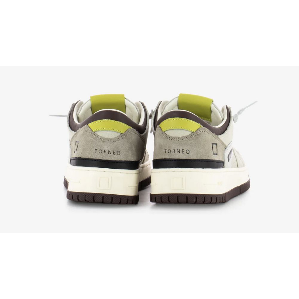 Beige Leather Sneaker - ventzia