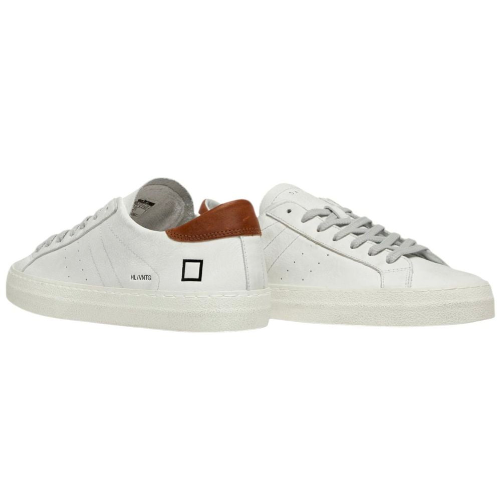 White Leather Sneaker - ventzia