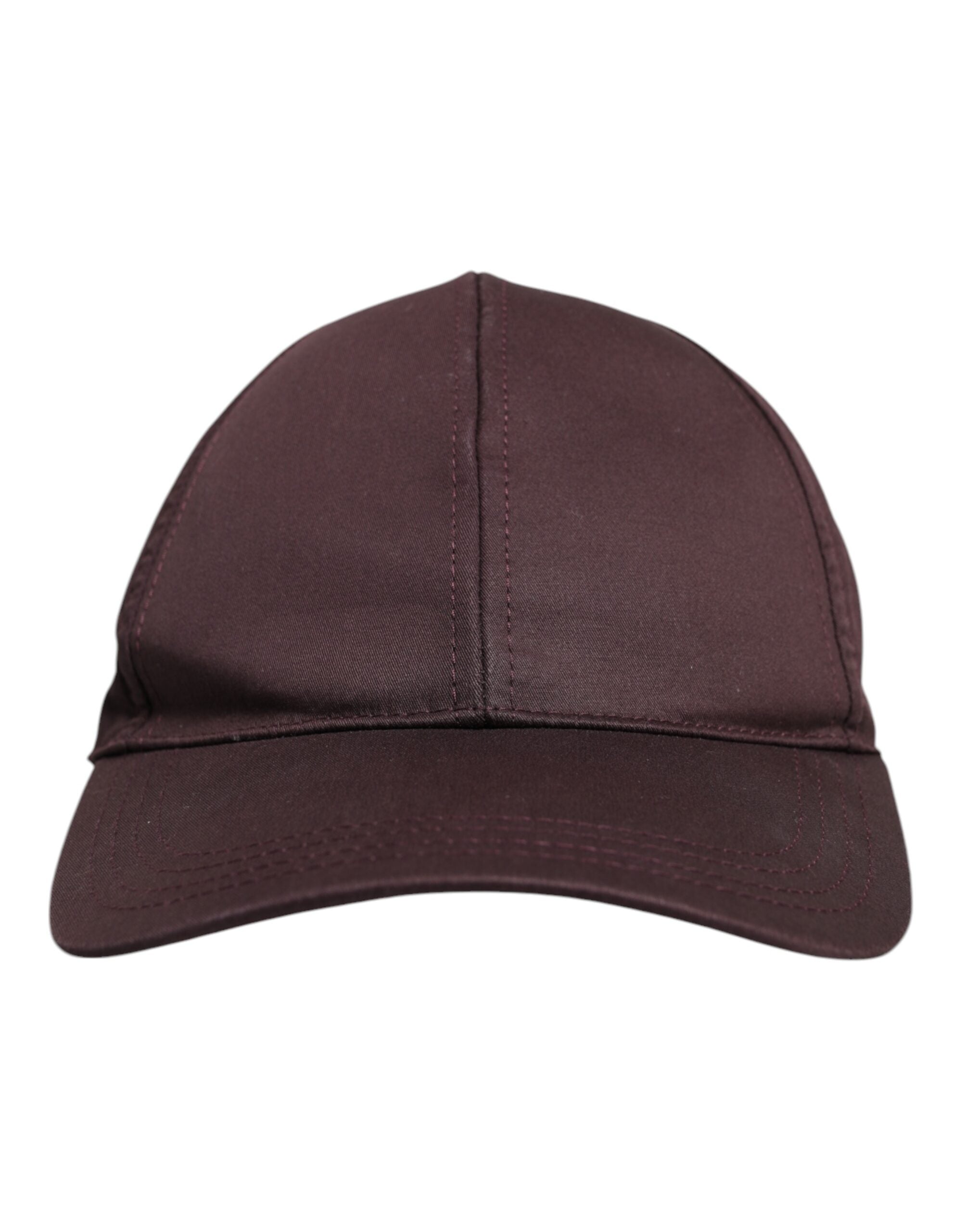 Brown Cotton DG Crown 6 Panels Baseball Cap - ventzia