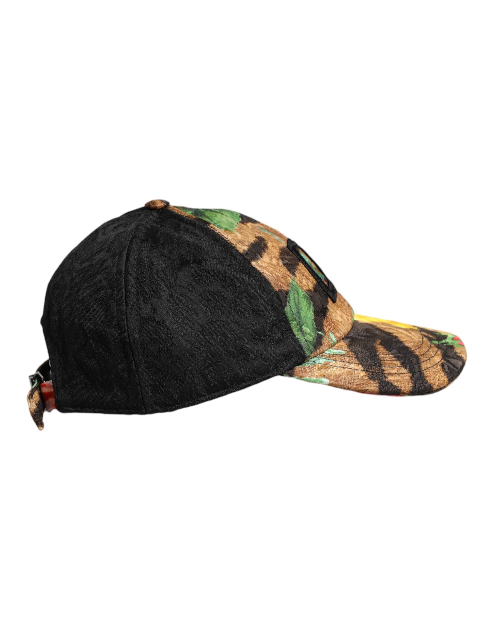 Multicolor DG Logo Patch 6 Panels Baseball Cap - ventzia