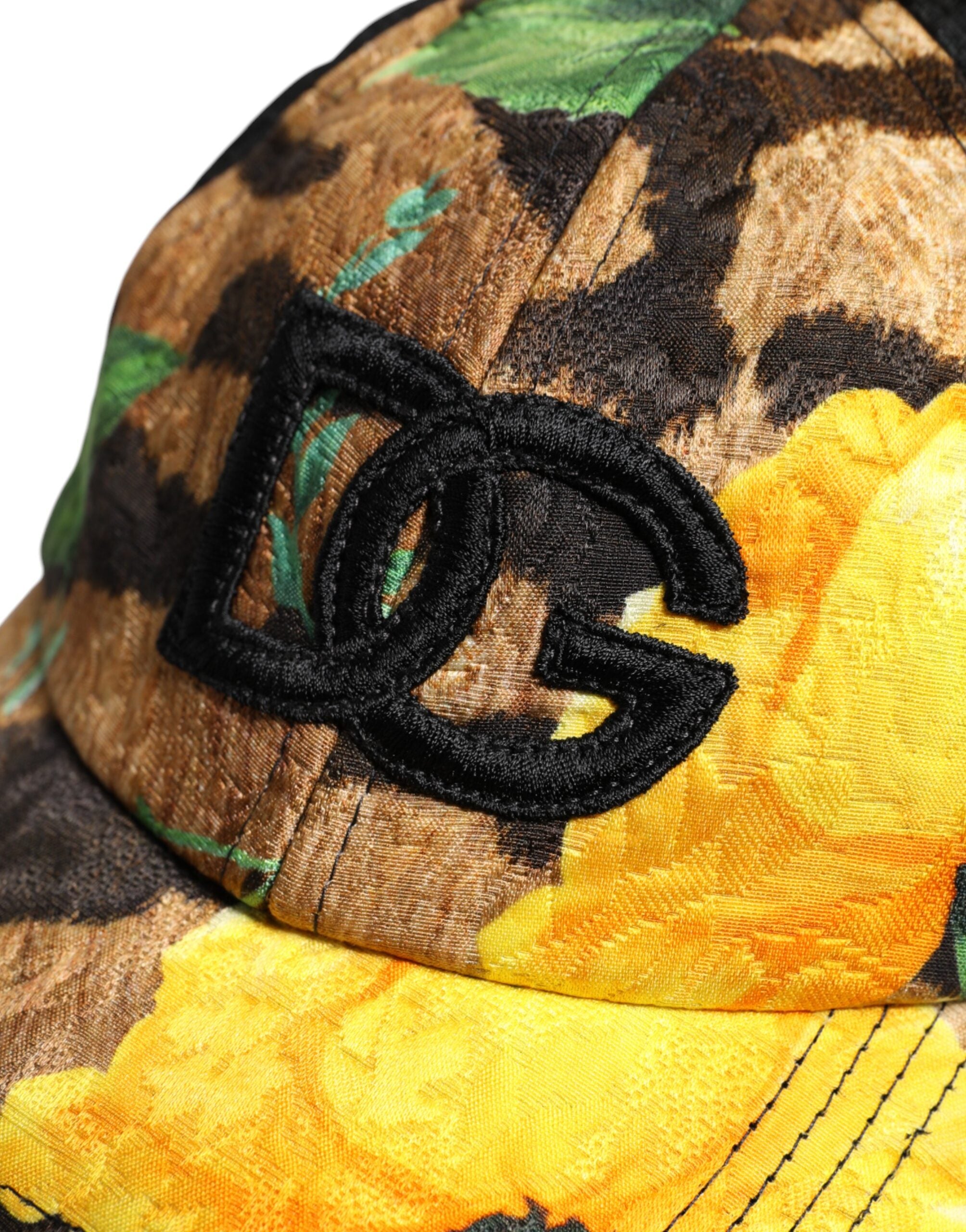 Multicolor DG Logo Patch 6 Panels Baseball Cap - ventzia