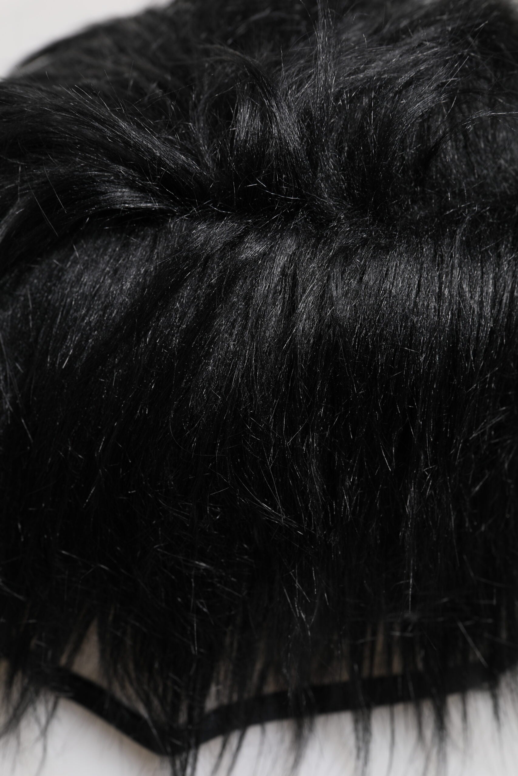 Black Faux Fur Bucket Hat - ventzia