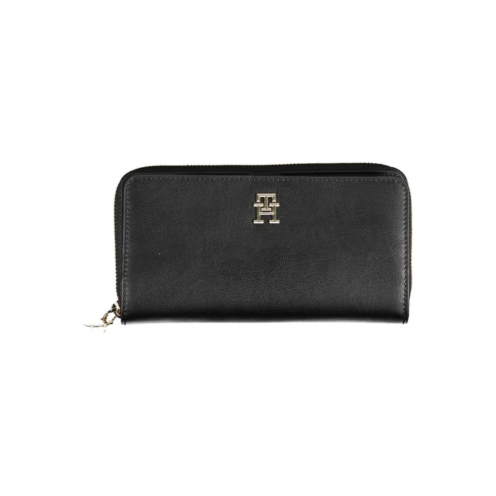 Nero Poliuretano Women Wallet - ventzia