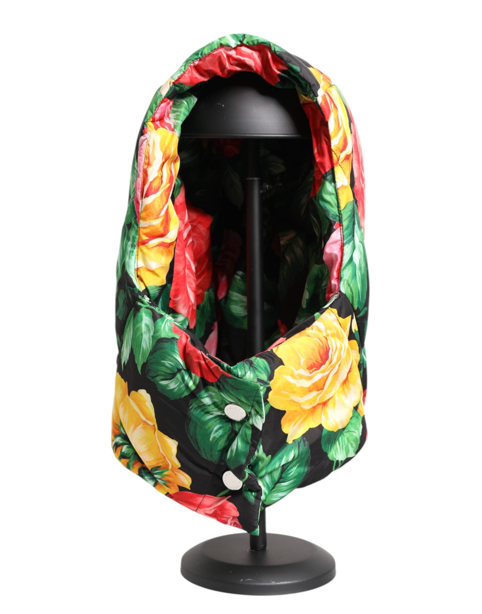 Multicolor Floral Print Whole Head Wrap Hat - ventzia