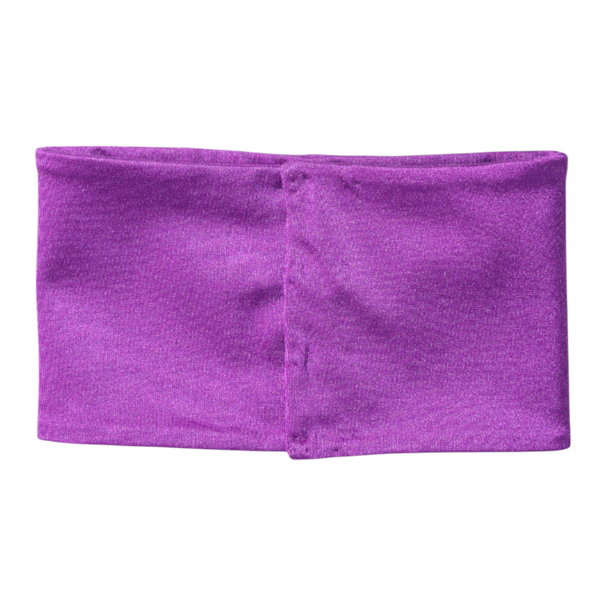 Purple Nylon Stretch Women Neck Warmer Scarf - ventzia
