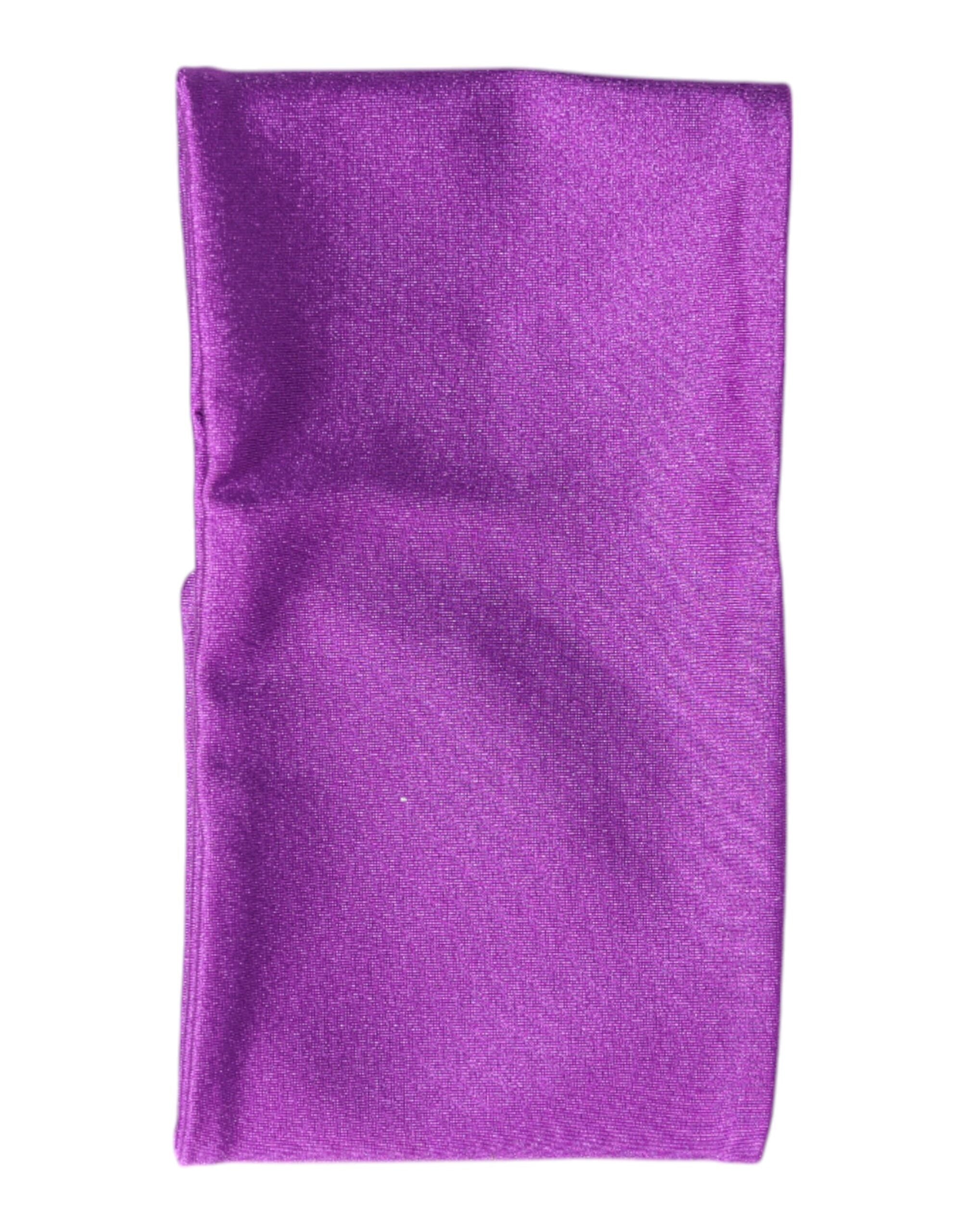 Purple Nylon Stretch Women Neck Warmer Scarf - ventzia
