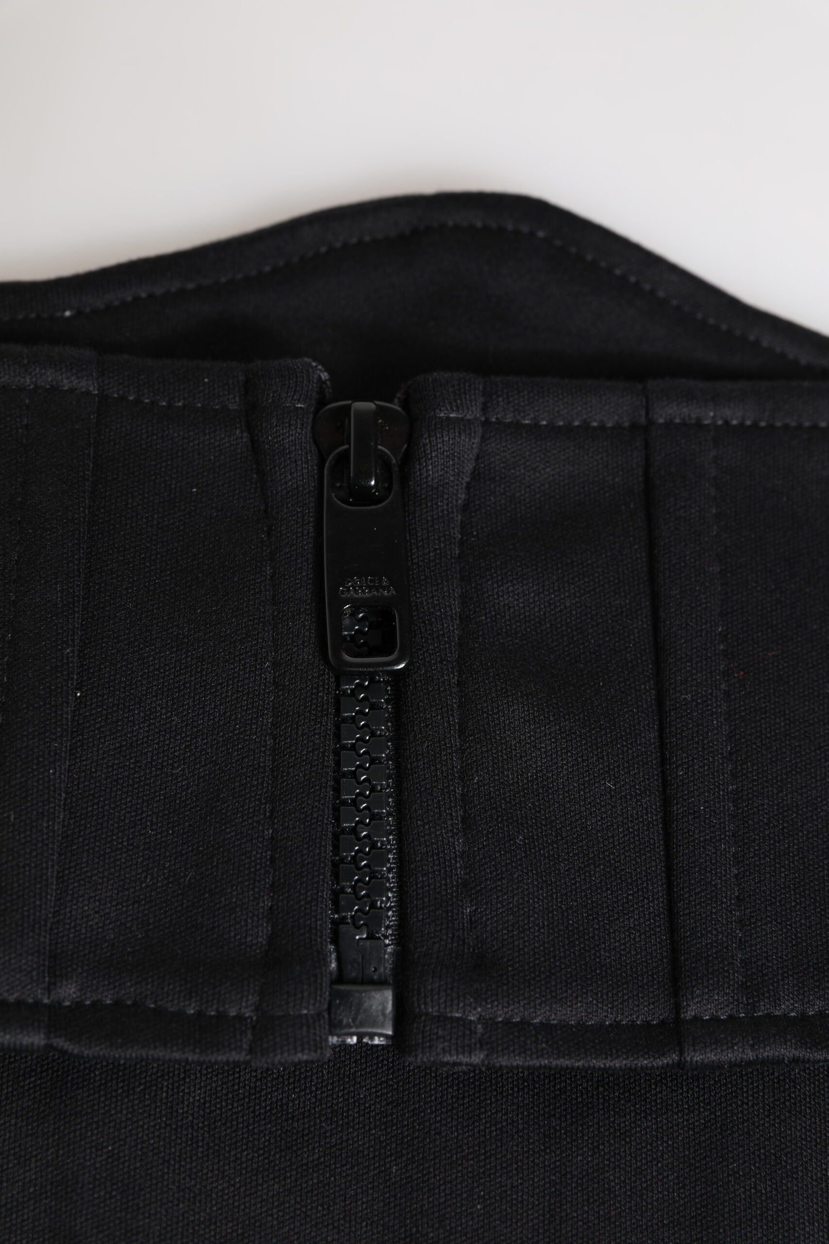 Black Cotton Waist Tuxedo Belt Cummerbund - ventzia