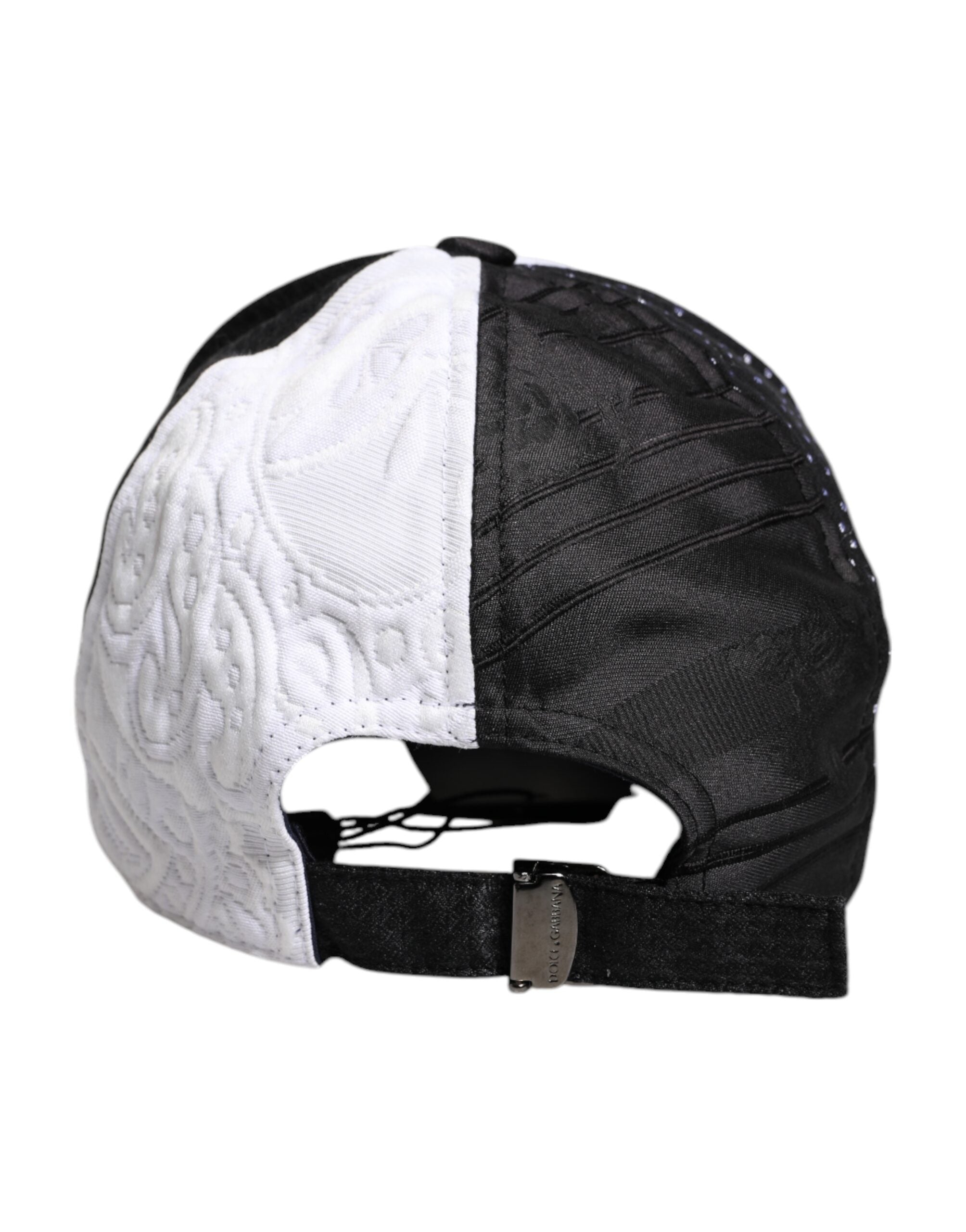 White Black Polka Dot Feathers Baseball Cap - ventzia