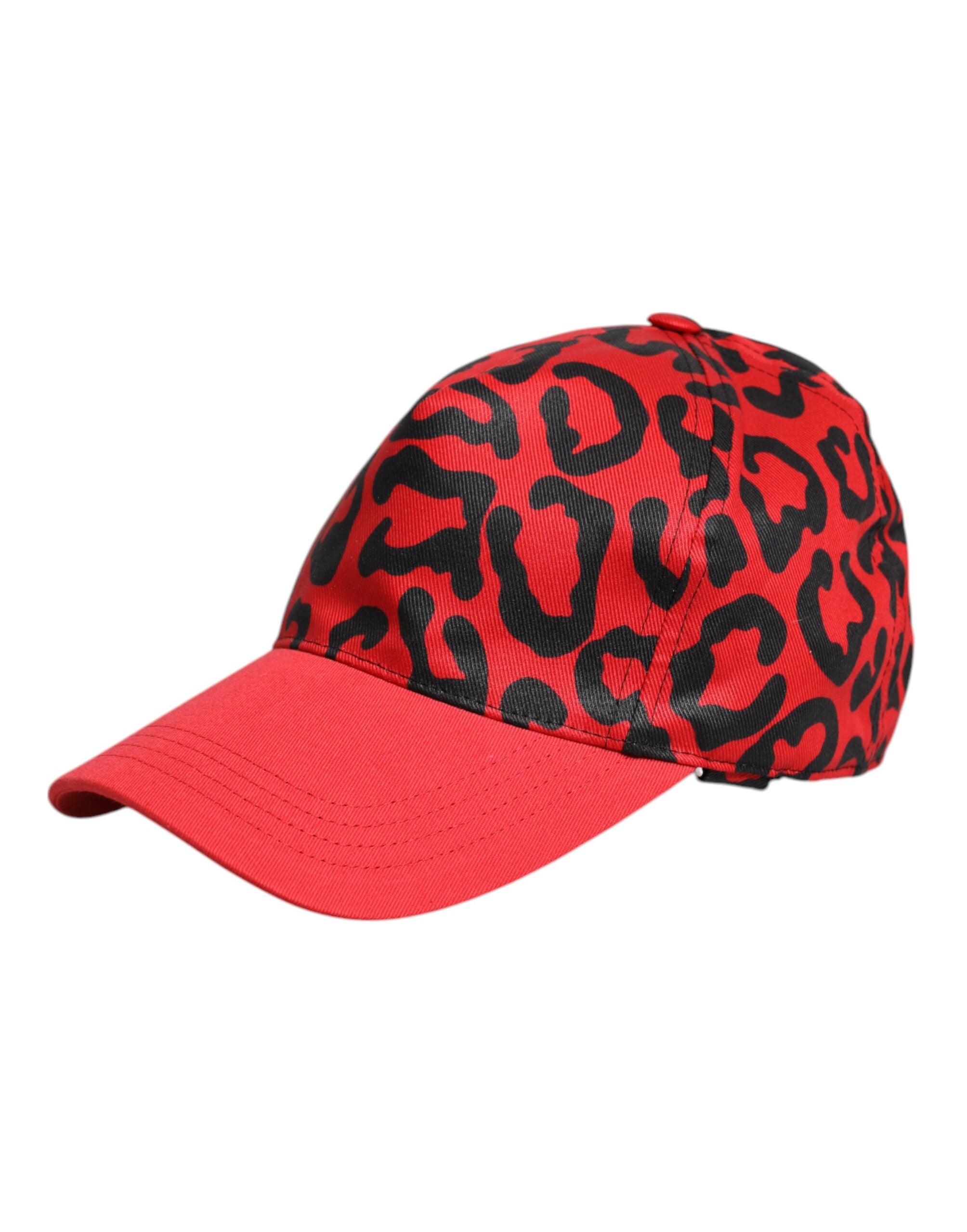 Red Cotton 6 Panels Women Baseball Cap - ventzia