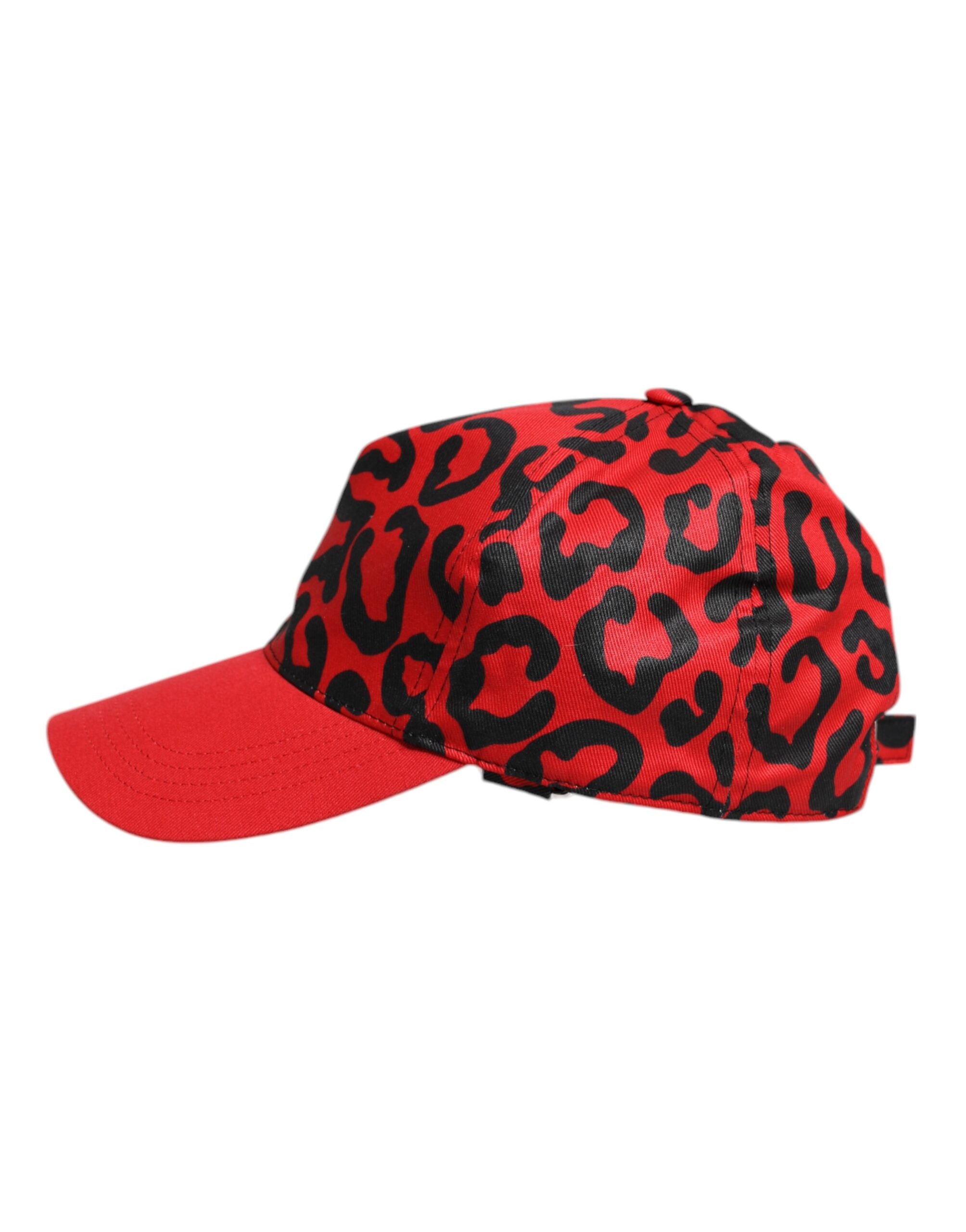 Red Cotton 6 Panels Women Baseball Cap - ventzia