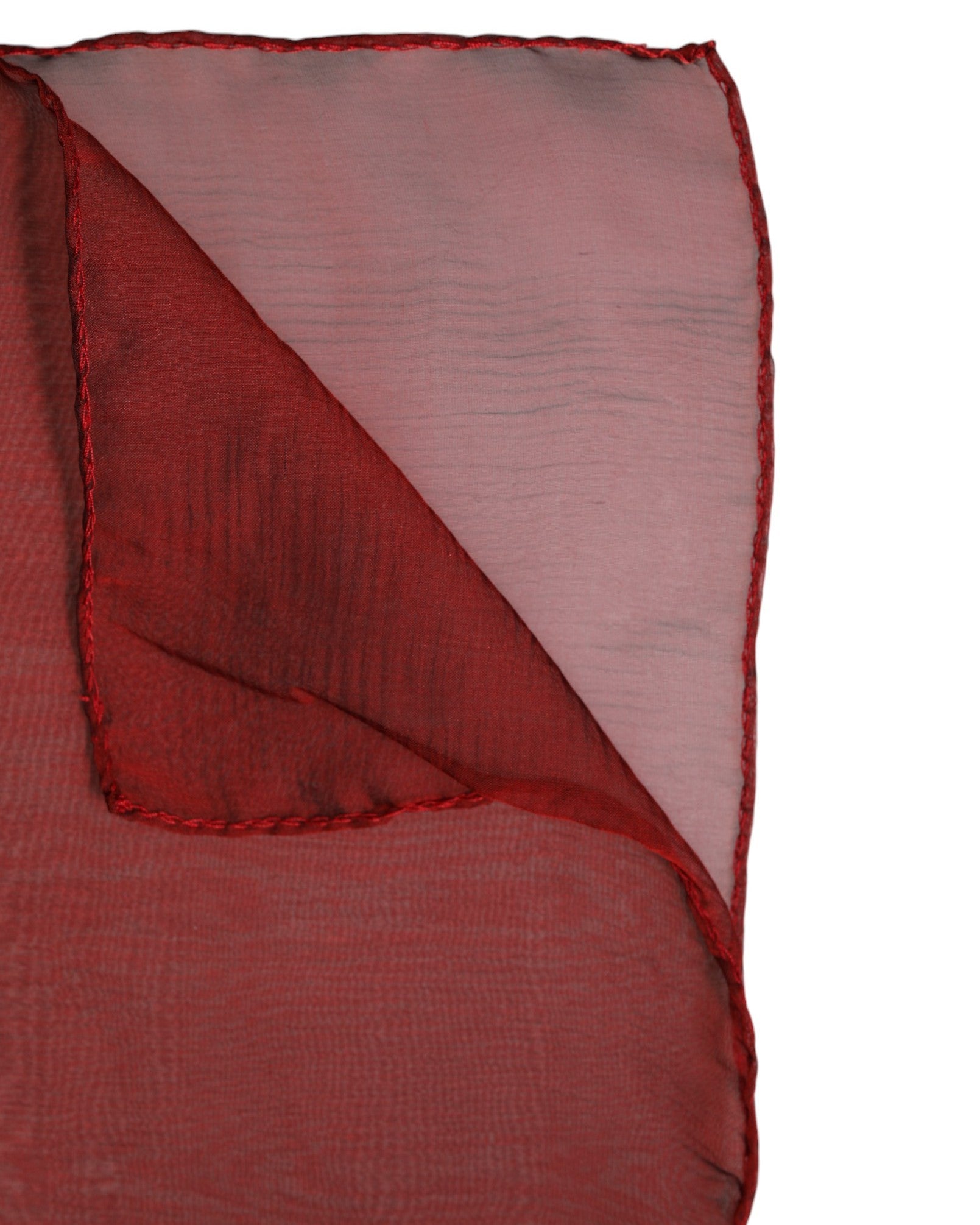 Red Silk Rectangle Women Wrap Shawl Scarf - ventzia