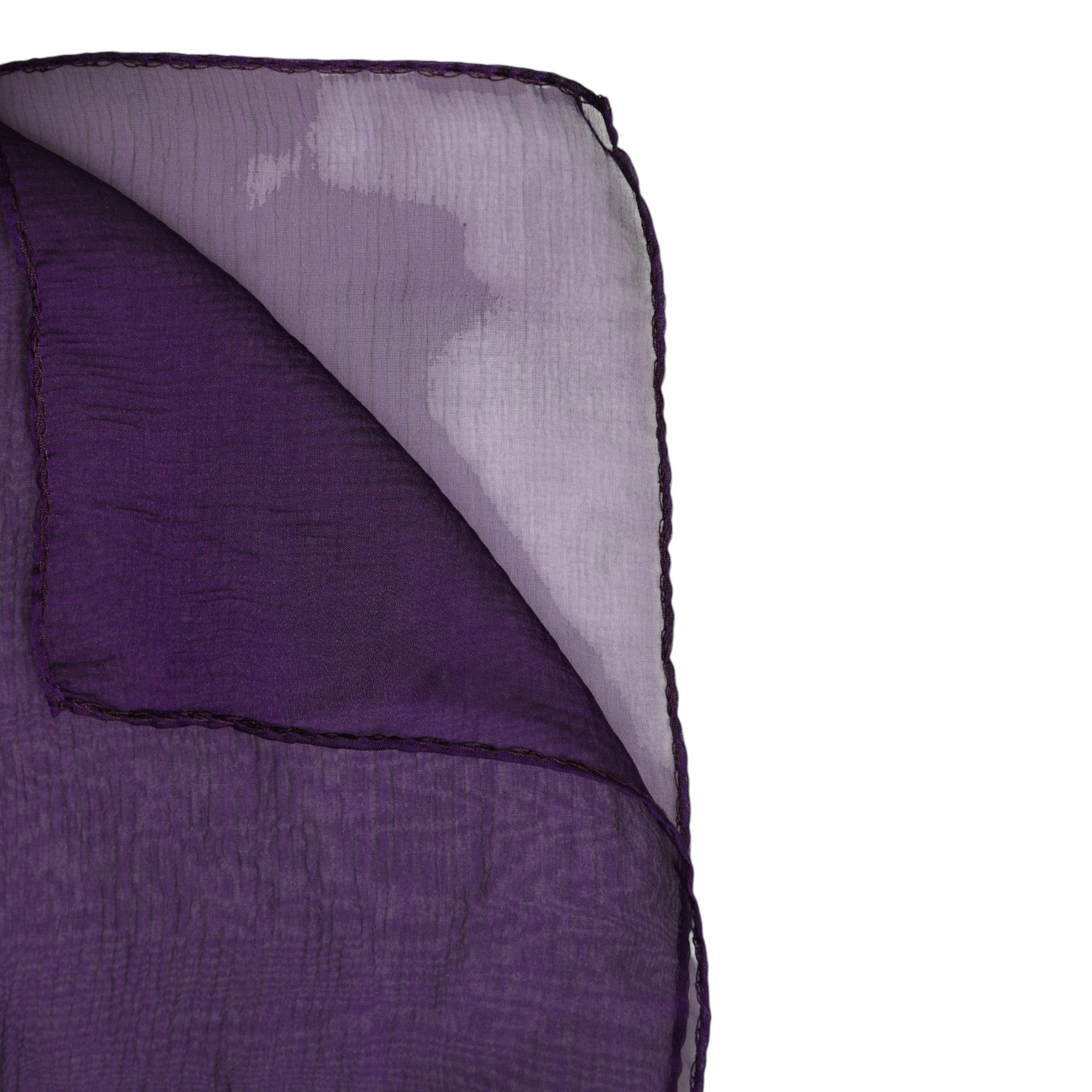 Purple Silk Rectangle Wrap Shawl Scarf - ventzia