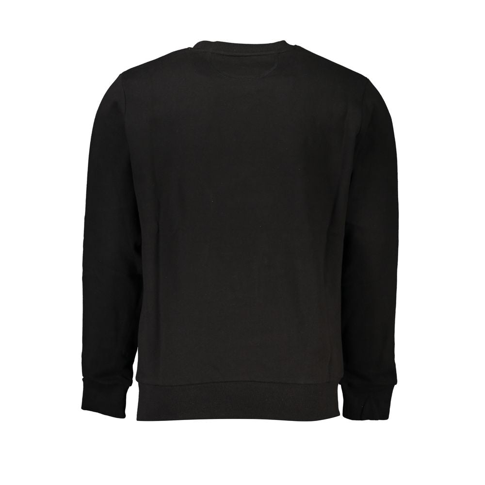 Black Cotton Men Sweater - ventzia