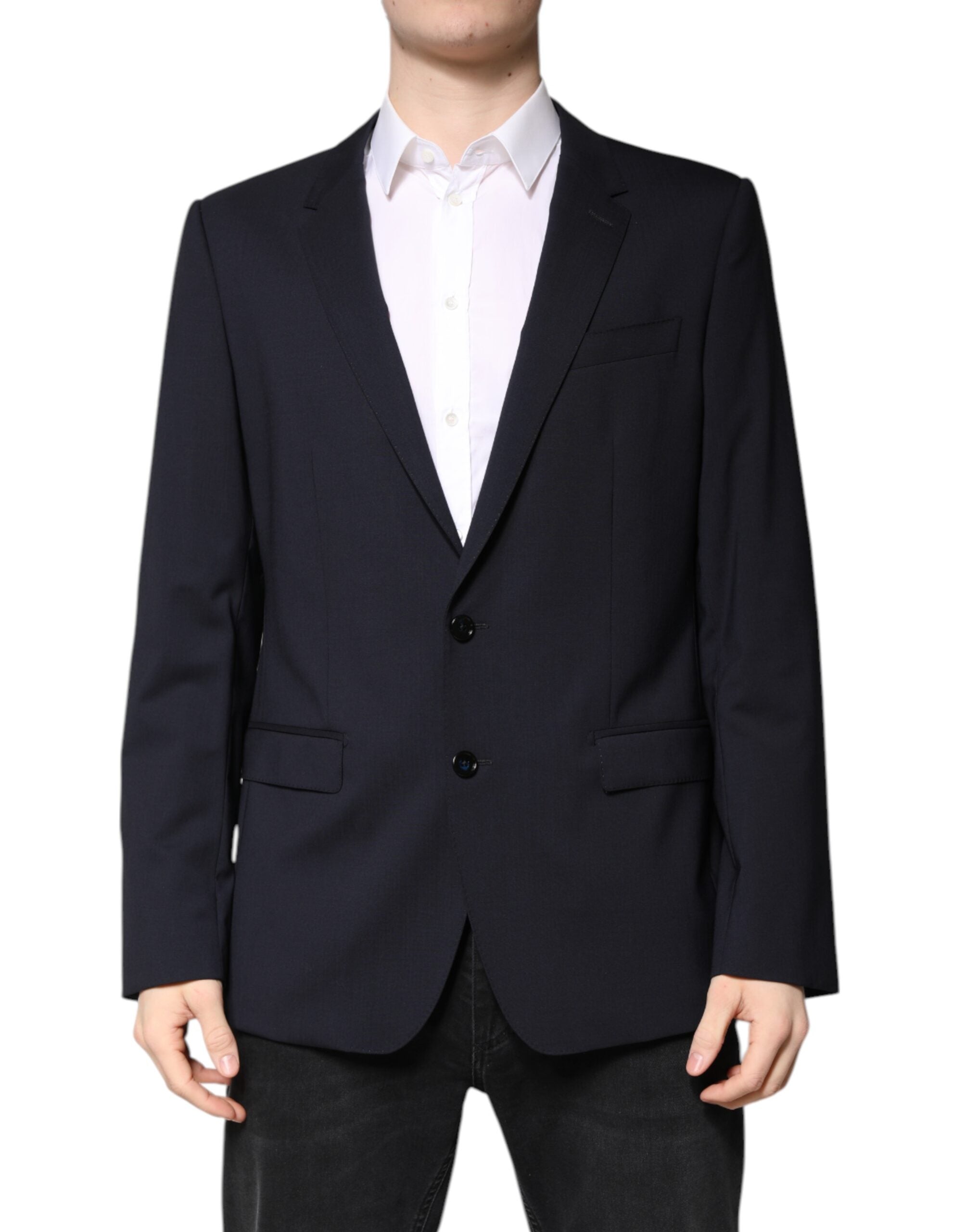 Black MARTINI Single Breasted Coat Blazer - ventzia