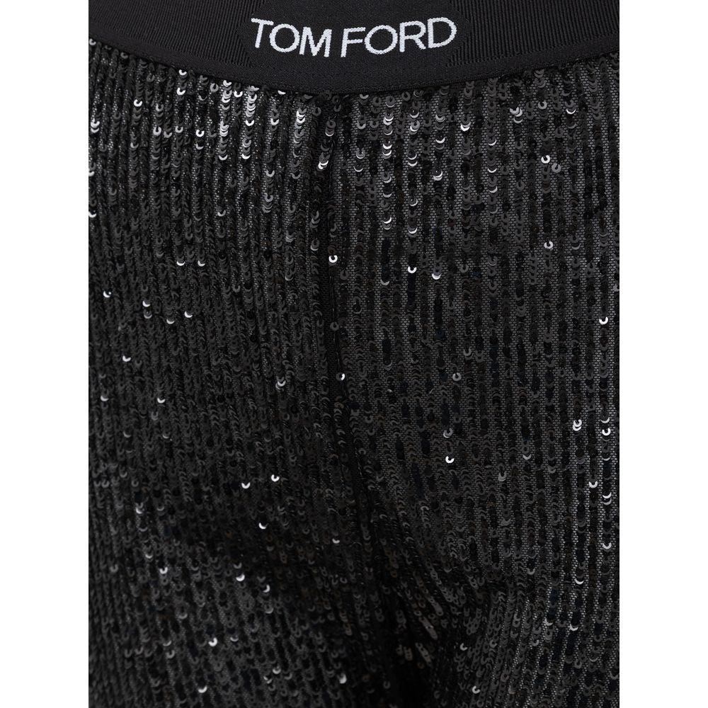 Black Polyester Joggers Workout Pant - ventzia