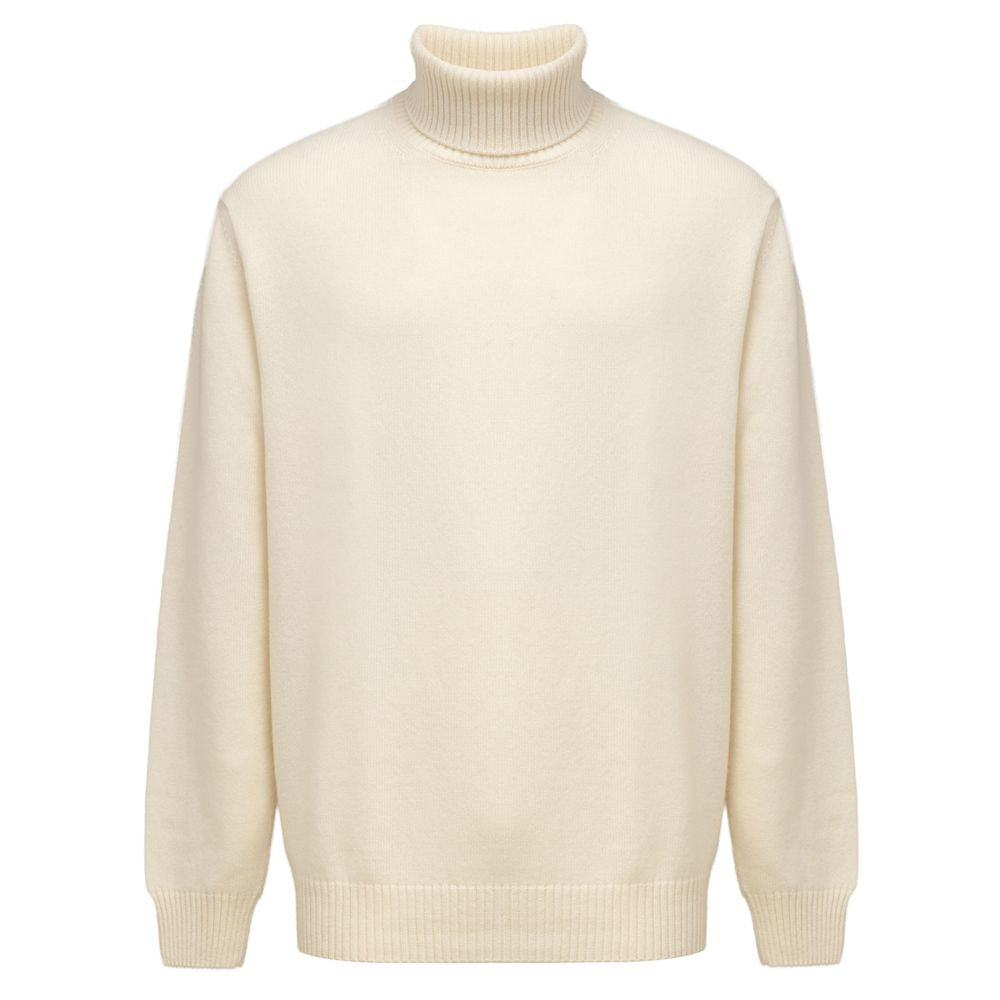 White Cashmere Turtleneck - ventzia