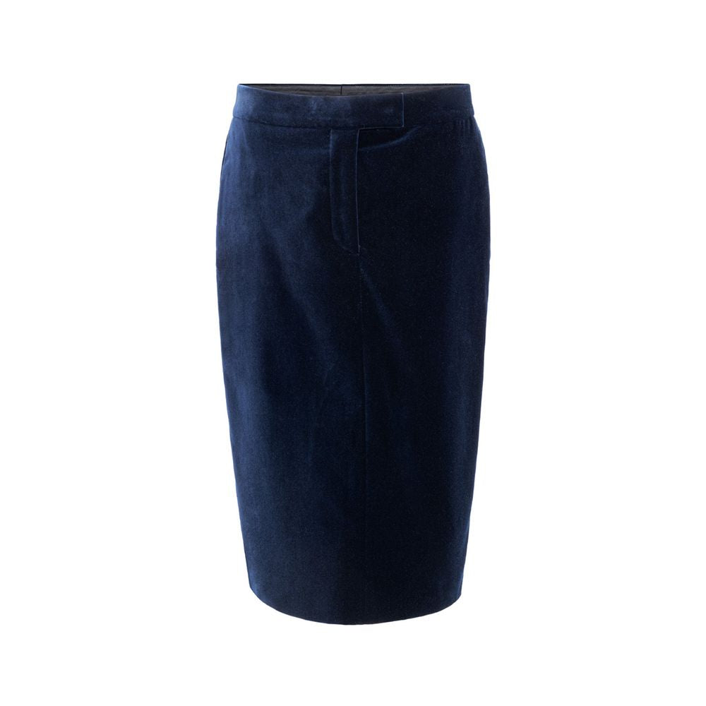 Blue Cotton Skirt - ventzia