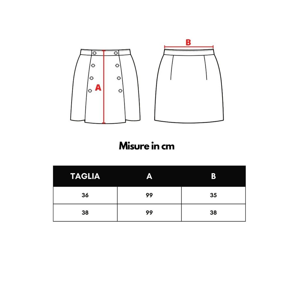 Pink Polyester Skirt - ventzia