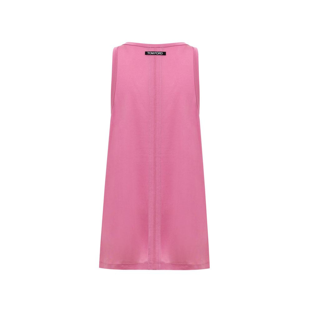 Pink Silk Tank Top - ventzia